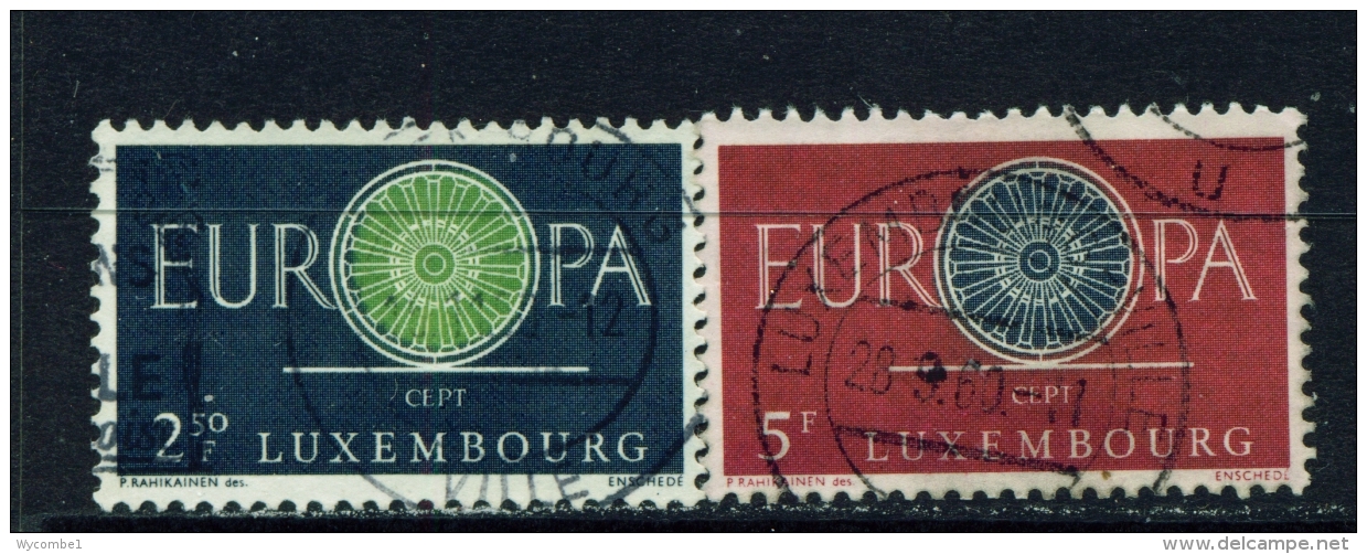 LUXEMBOURG  -  1960  Europa  Set  Used As Scan - Gebraucht