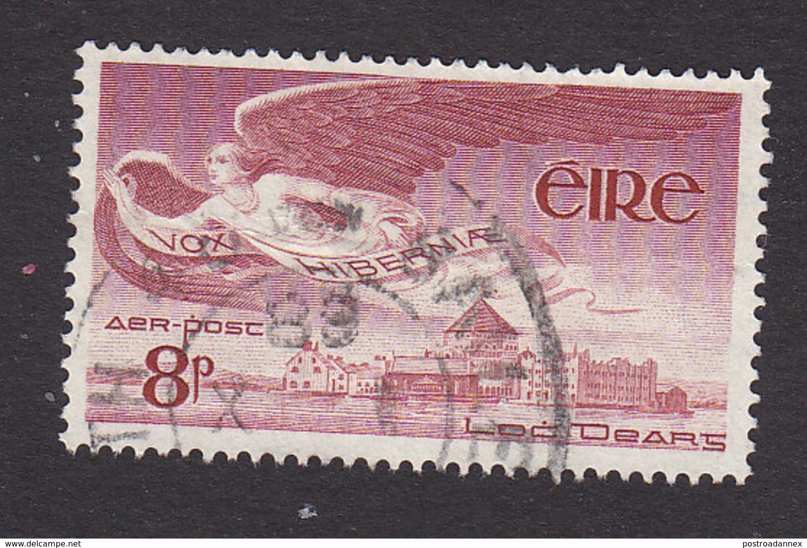 Ireland, Scott #C4, Used, Angel Over Rock Of Cashel, Issued 1948 - Airmail