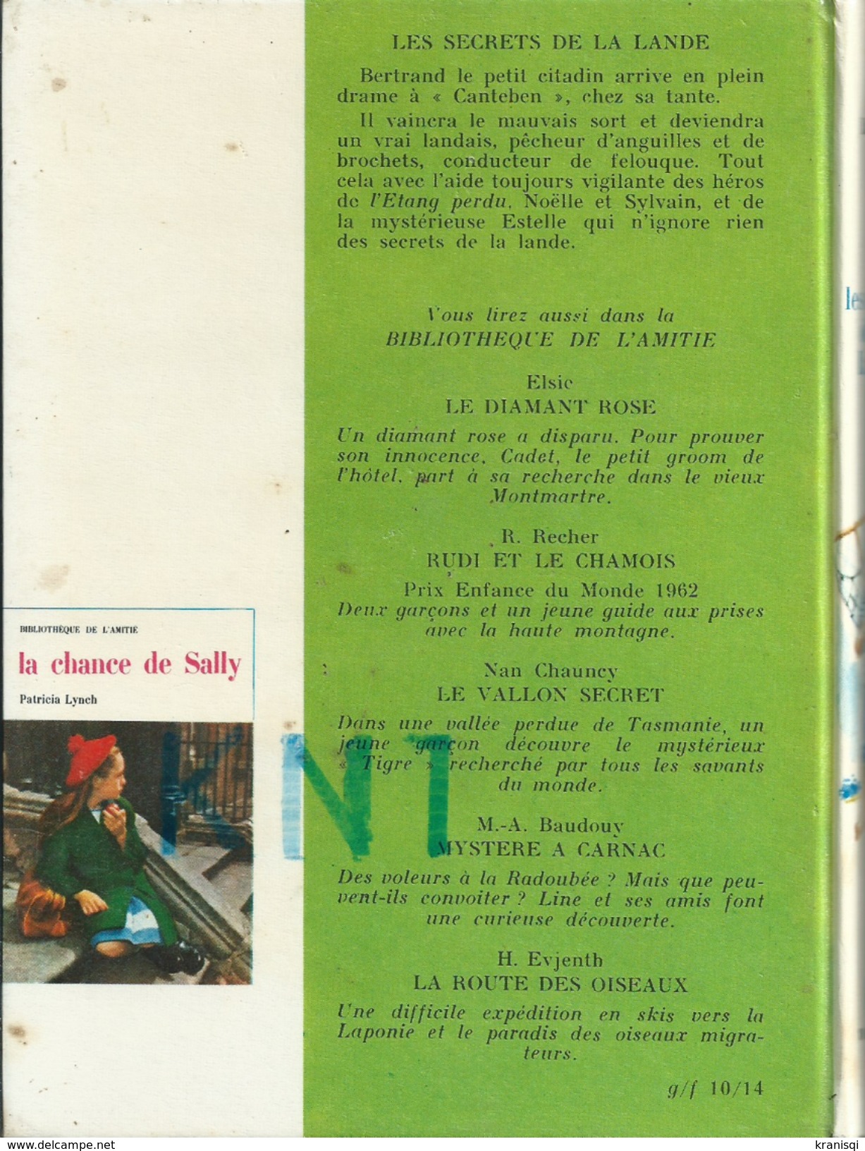 Livre  Roman   De La  Jeunesse, Bibliothèque De L'amitié - Bibliotheque De L'Amitie