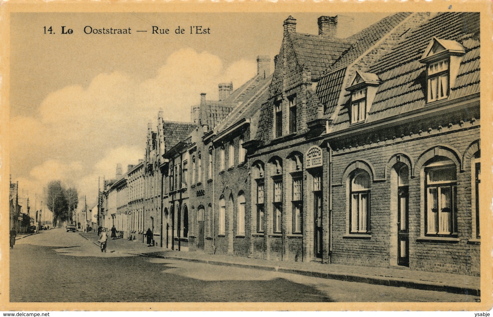 Lo - Ooststraat / Rue De L'Est - Lo-Reninge