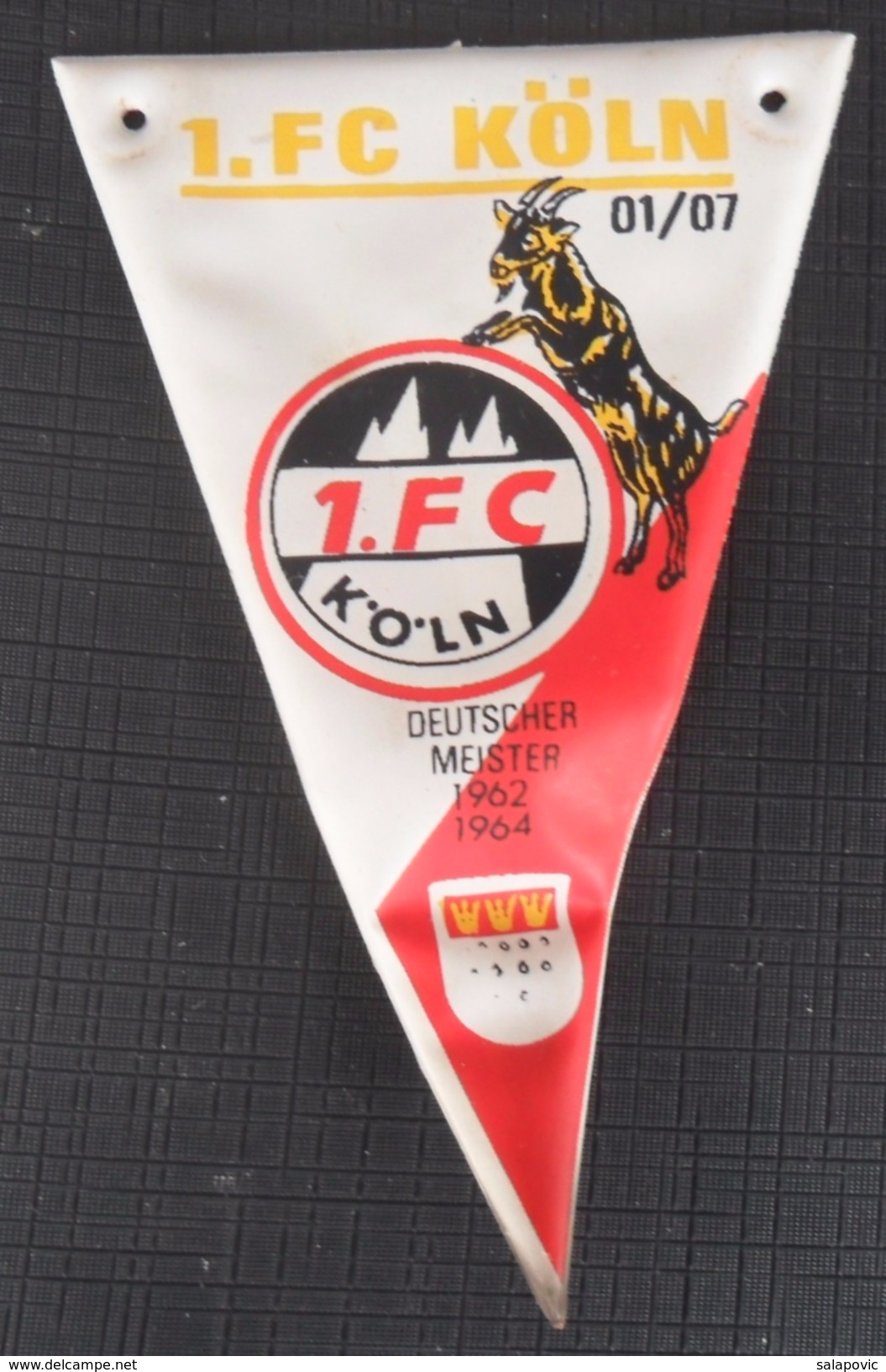 1. FC Köln GERMANY FOOTBALL CLUB CALCIO OLD PENNANT - Otros & Sin Clasificación