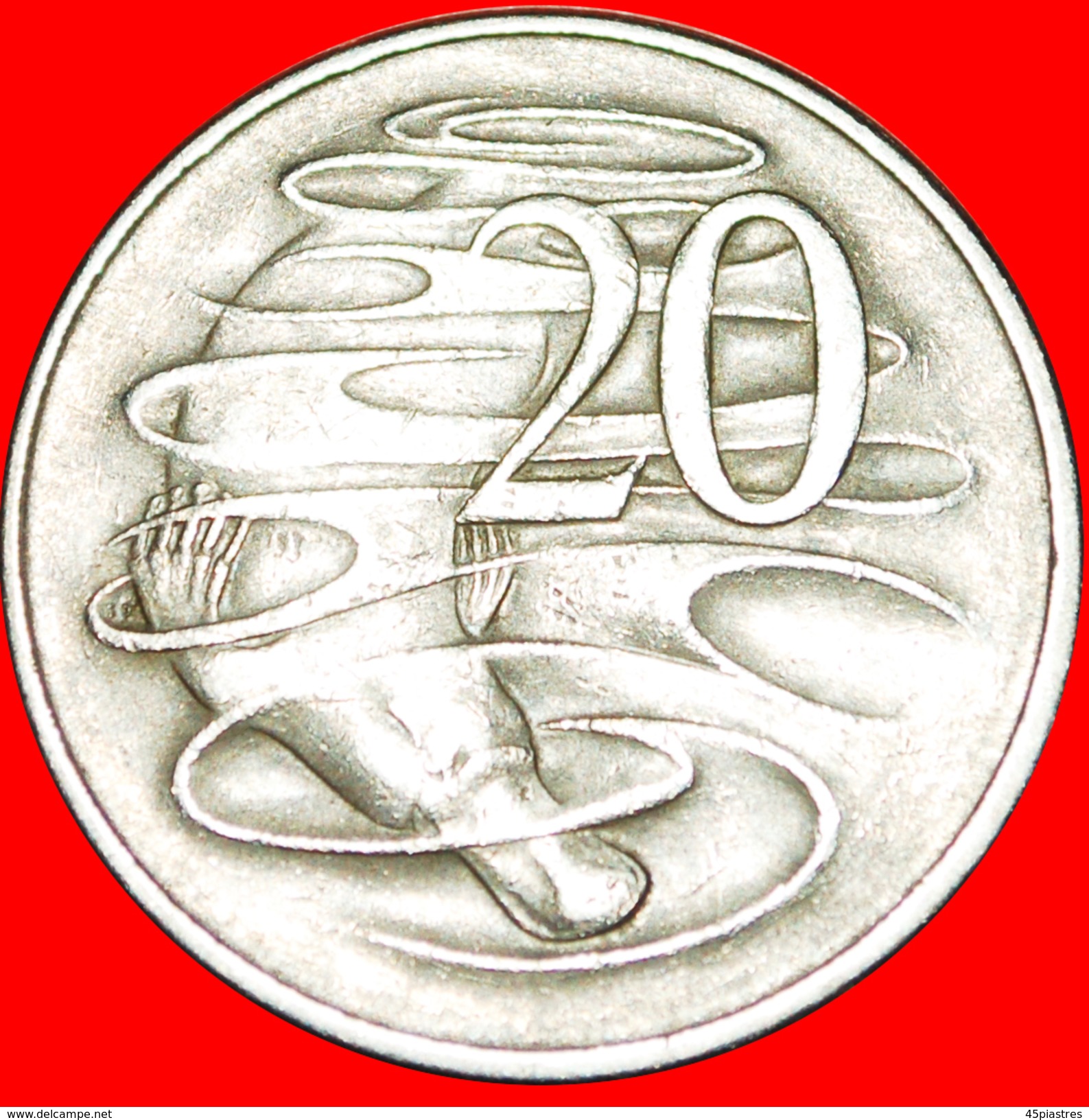 * PLATYPUS (1966-2022): AUSTRALIA ★ 20 CENTS 1966 NON WAVY 2! LOW START&#x2605; NO RESERVE! - 20 Cents