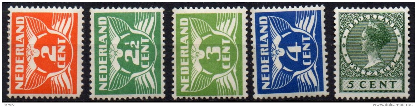 PAYS-BAS - 5 Valeurs Neuves De 1926/28 Neuves TB - Ongebruikt