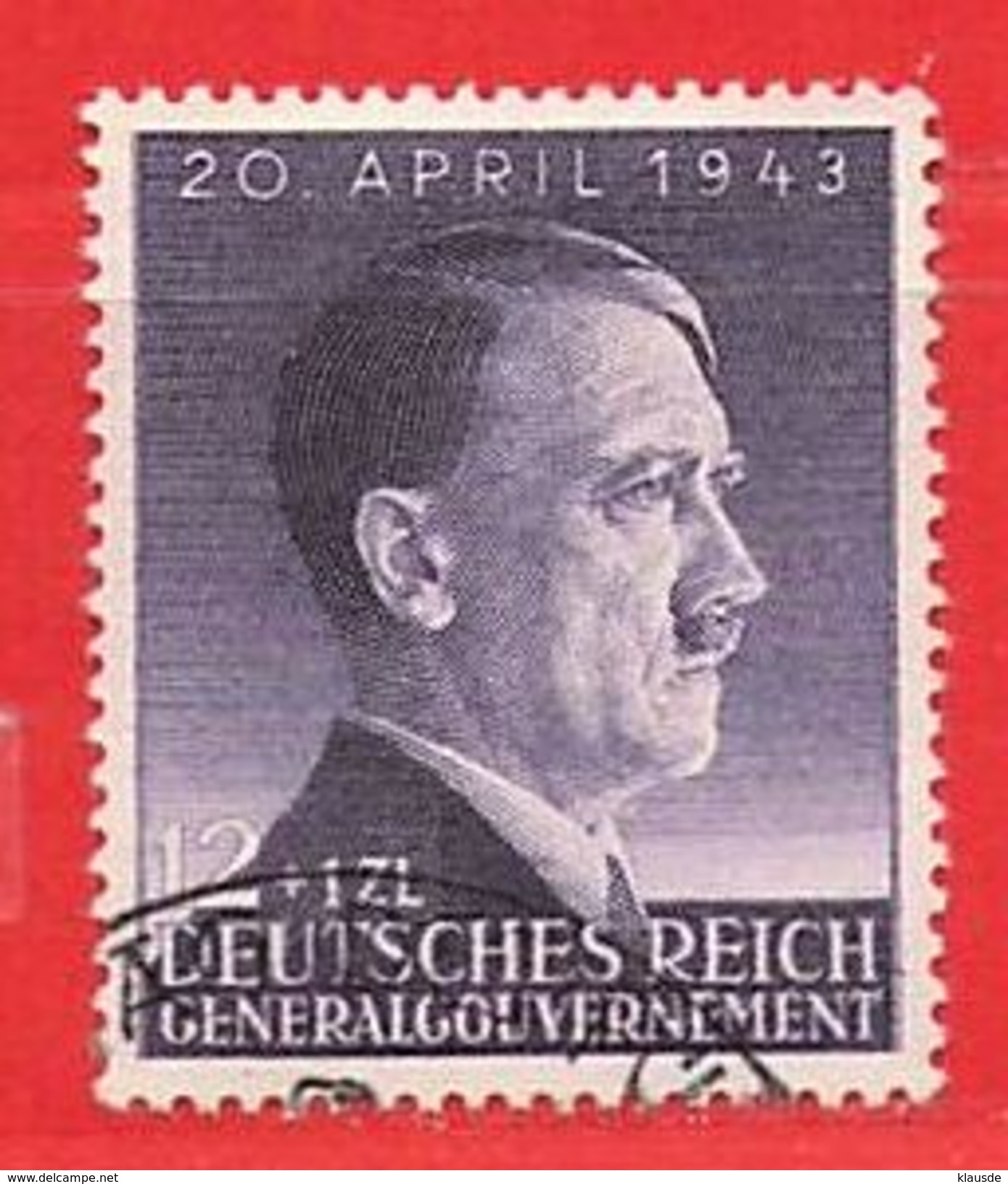 MiNr.101 O Deutschland Besetzungsausgaben II. Weltkrieg Generalgouvernement - Occupation 1938-45