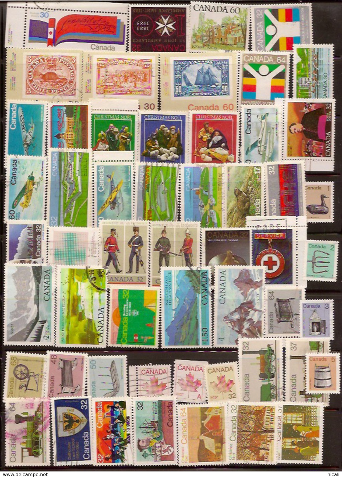 CANADA 1981-94 Collection 55 Stamps U Z028 - Collections
