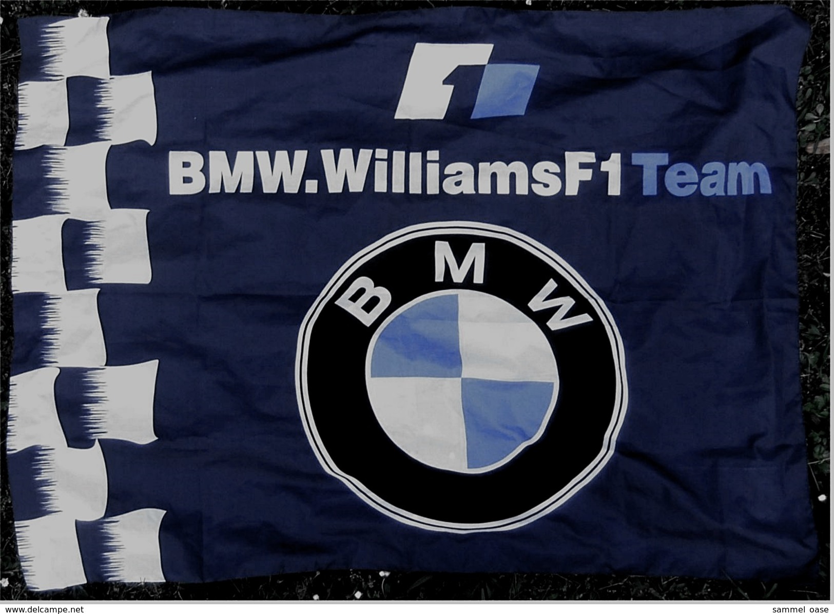 Flagge / Fahne   BMW Williams F1 Team  -  Material : Polyester  -  Größe Ca. 130 X 95 Cm - Autosport - F1