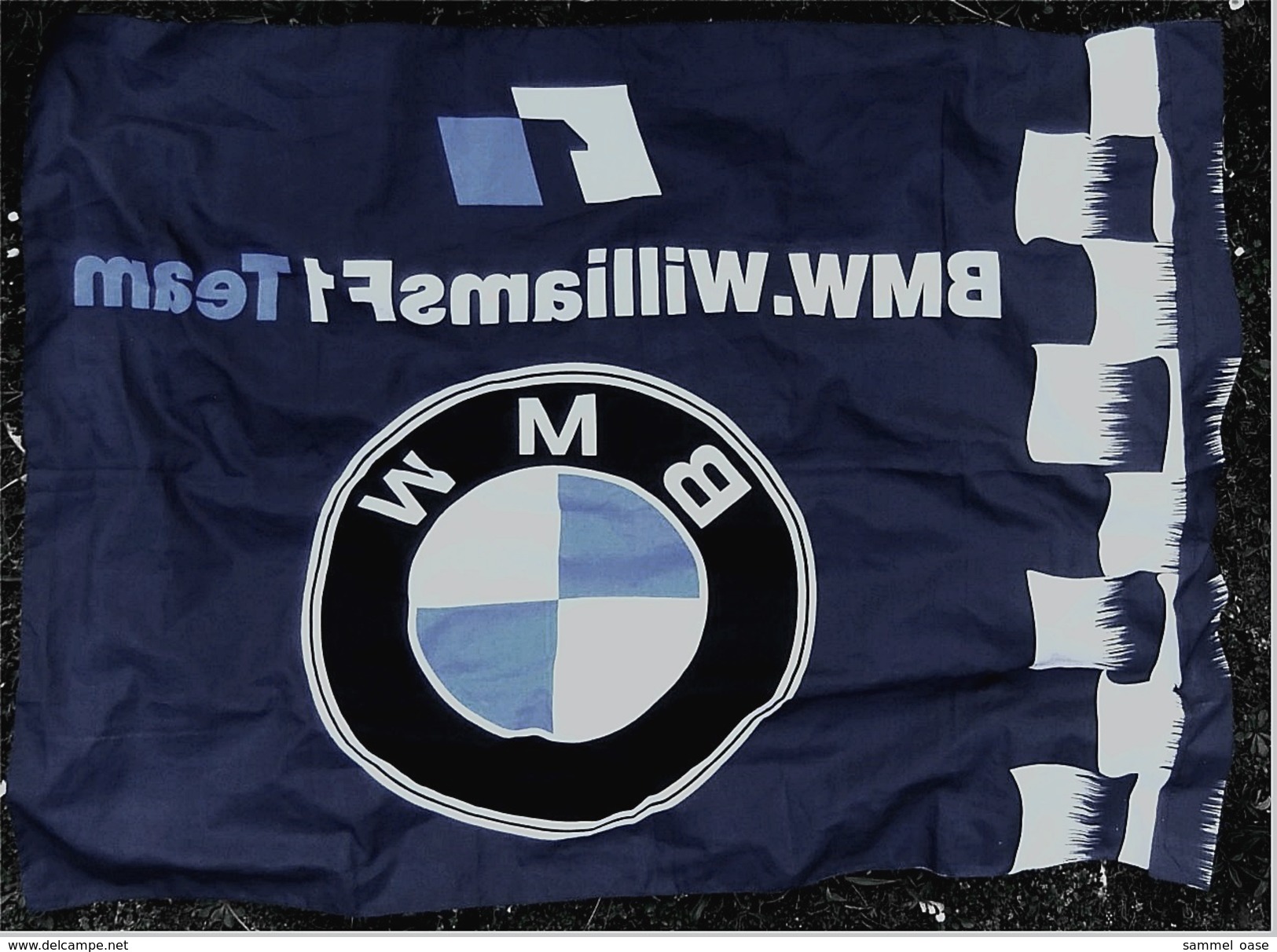 Flagge / Fahne   BMW Williams F1 Team  -  Material : Polyester  -  Größe Ca. 130 X 95 Cm - Autosport - F1