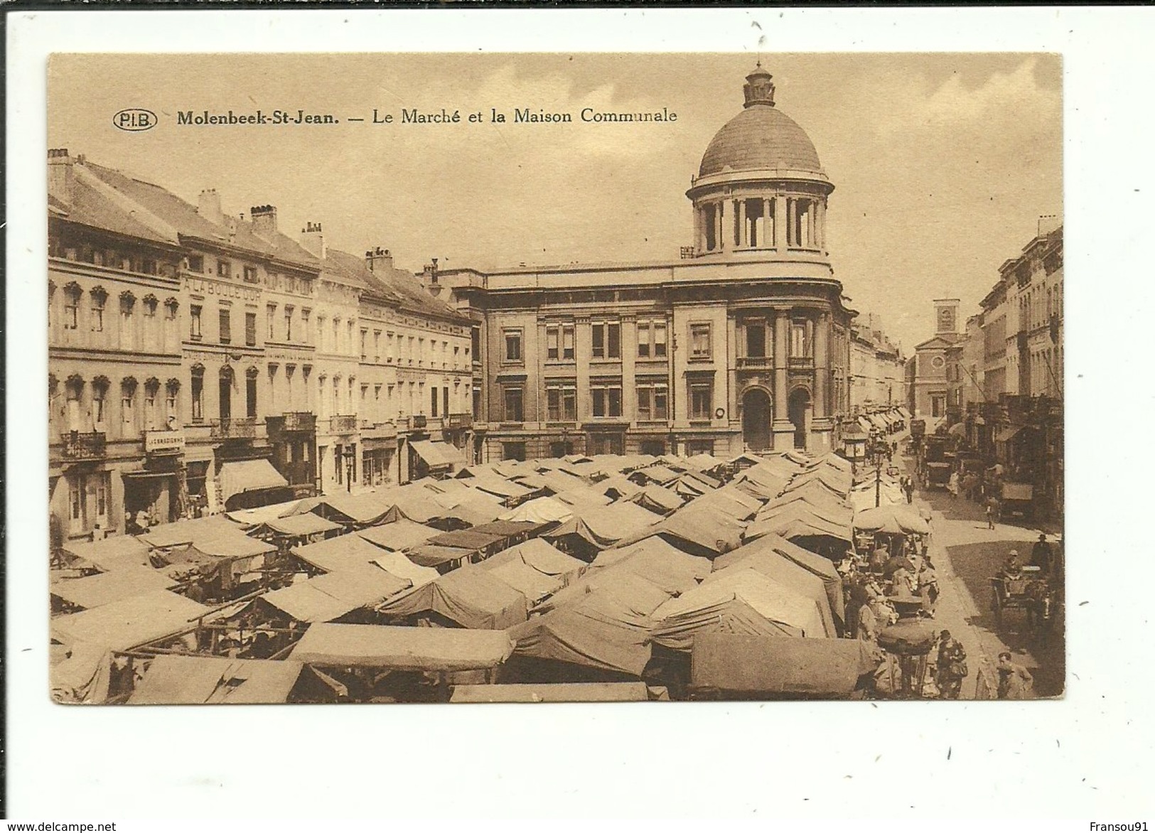 Molenbeek St Jean Marché Et Maison Communale - St-Jans-Molenbeek - Molenbeek-St-Jean