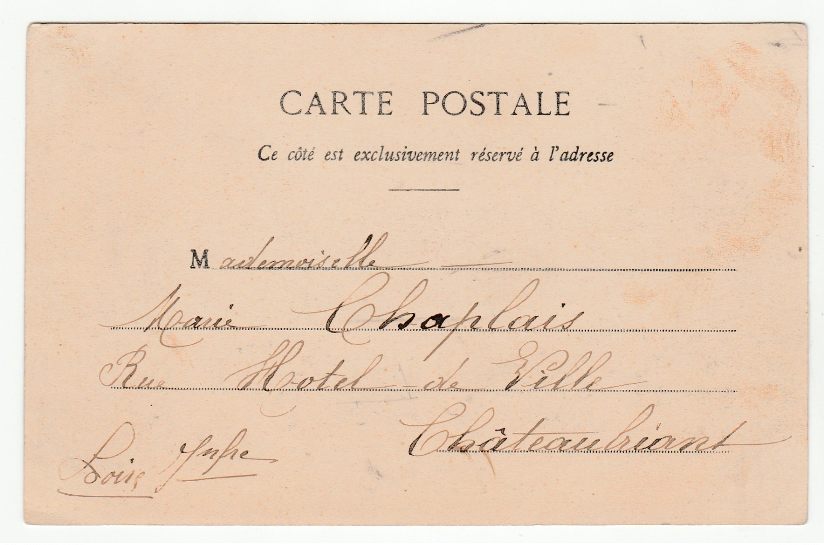 *c* - CHANGÉ, Près Laval - Château Du Bourg  - Carte Précurseur - édit. Hamel- Jallier - 2 Scans - Autres & Non Classés