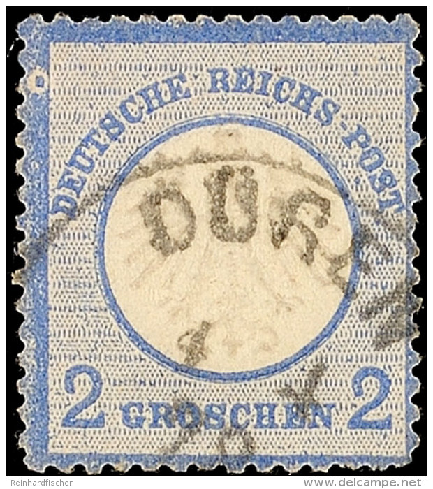 2 Gr. Kl. Brustschild, Wei&szlig;er Fleck Mit Blauem Punkt Im Linken Rand Oben, K1 D&uuml;ren 1.4.72, Katalog: 5... - Other & Unclassified