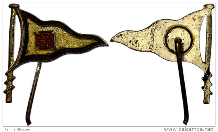 1871-1945, Deutsche Gesellschaft Zur Rettung Schiffbr&uuml;chiger (DGRS), Mitgliedsabzeichen, Lackiert, An Nadel,... - Autres & Non Classés