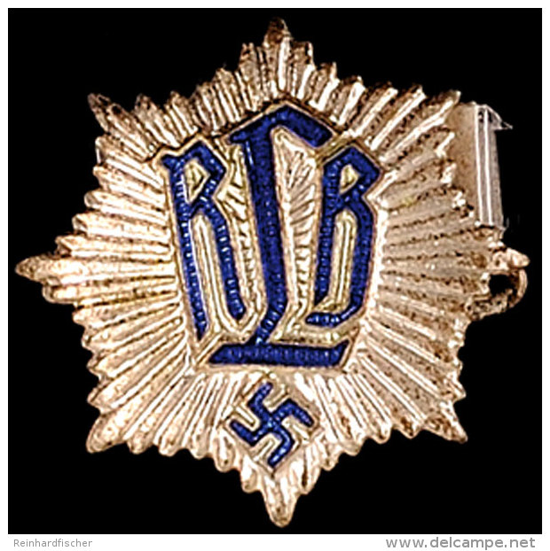 Reichsluftschutzbund (RLB), Mitgliedsabzeichen 1. Form, 17 Mm., Katalog: H&uuml;s.5909ab IIReich Air Defense... - Non Classés