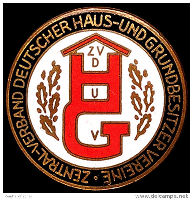 Zentralverband Deutscher Haus- Und Grundbesitzervereine (ZVDHuGV), Mitgliedsabzeichen., Katalog: H&uuml;s.2810a... - Unclassified