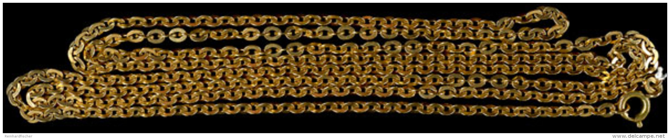Kette, Anker (L&auml;nge 1m, Ca. 20,4g), 750 Gold Punziert, Sehr Guter Zustand!  Chain, Anchor (length 1m,... - Autres & Non Classés