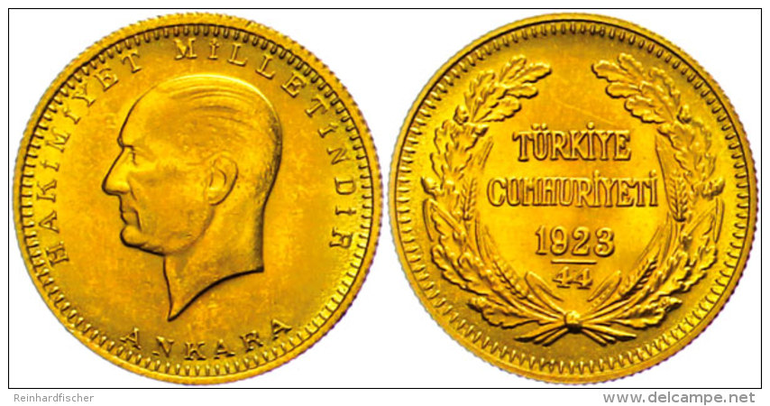 100 Piaster, 1967 (1923/44), Kemal Atat&uuml;rk, Fb. 91, Vz-st.  Vz-st100 Piastre, 1967 (1923 / 44), Kemal... - Turkey