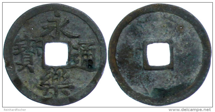 Cash, 1403-1424, Ming Dynastie, Cheng Tsu, Yung Lo, Yung Lo Tung Pao, Schj&ouml;th 1166, Ss.  SsCash,... - Chinese