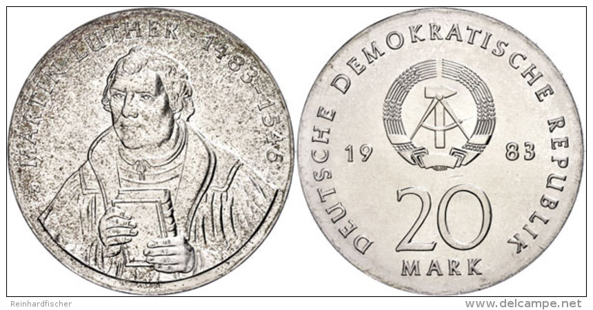 20 Mark, 1983, Martin Luther, St., Katalog: J. 1591 St20 Mark, 193, Luther, St., Catalogue: J. 1591 St - Other & Unclassified