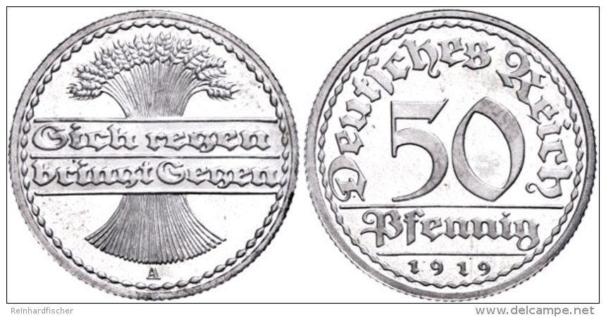 50 Pfennig, 1919, A, PP., Katalog: J. 301 PP50 Penny, 1919, A, PP., Catalogue: J. 301 PP - Other & Unclassified