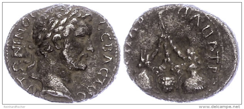 Kaisareia, Kappadokien, Didrachme, (5,82g), Antoninus Pius, 138-161. Av: B&uuml;ste Nach Rechts, Darum Umschrift.... - Province