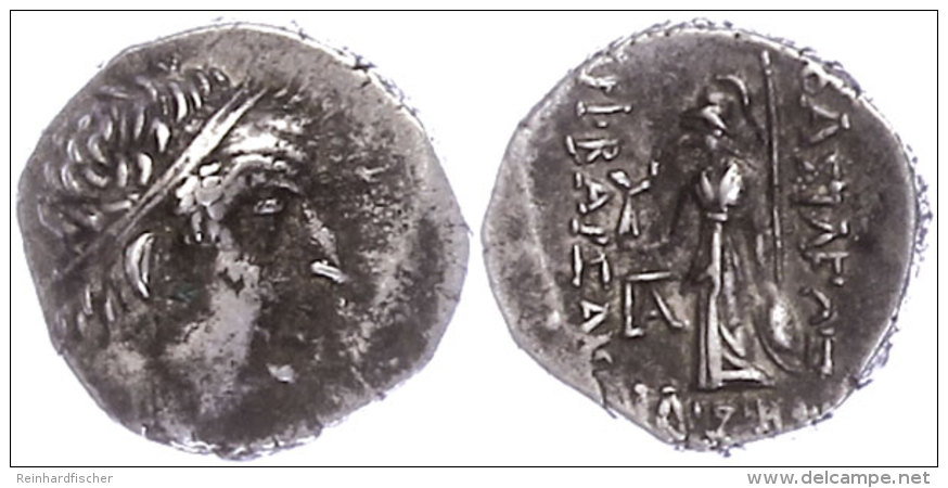 Drachme (3,83g), Ariobarzanos I., 96-63 V. Chr.. Av: Kopf Nach Rechts. Rev: Athena Mit Speer Und Schild Nach Rechts... - Ohne Zuordnung