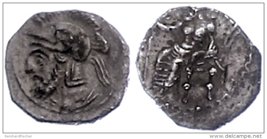 Obol (0,85g), 379-374 V. Chr., Pharnabazos. Av: Thronender Baal Nach Links. Rev: B&auml;rtige Soldatenb&uuml;ste... - Sin Clasificación