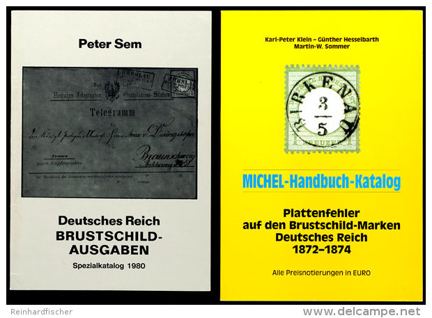 Klein, Hesselbarth, Sommer - Michel-Handbuch-Katalog Plattenfehler Auf Den Brustschildmarken Deutsches Reich... - Other & Unclassified