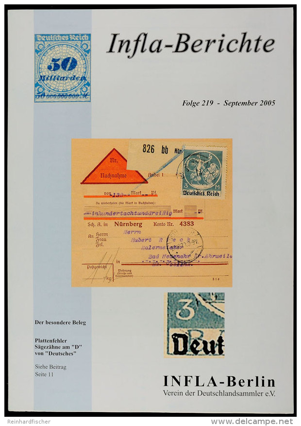 Infla-Berlin, Rundbriefe Nr. 201 - 260, M&auml;rz 2001 - Dezember 2015, Sehr Gute Gebrauchte Erhaltung,... - Other & Unclassified