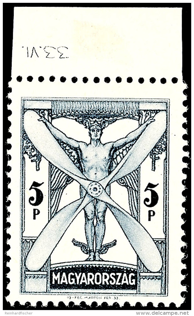 10 F Bis 5 P "Flugpostmarken", Flugpost-Ausgabe 1933, Tadellos Postfrisch, Mi. 380.-, Katalog: 502/10 **10 F... - Other & Unclassified