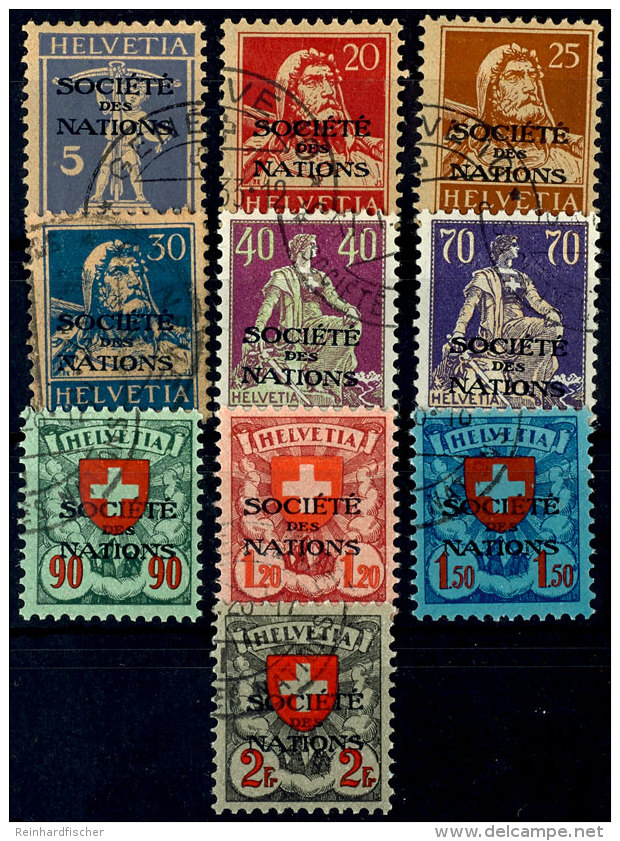 5 C.-2 Fr. Komplett, Tadellos Gestempelt, Mi. 160,-, Katalog: 16/25x O5 C. 2 Fr. Complete, Neat Cancelled,... - Other & Unclassified