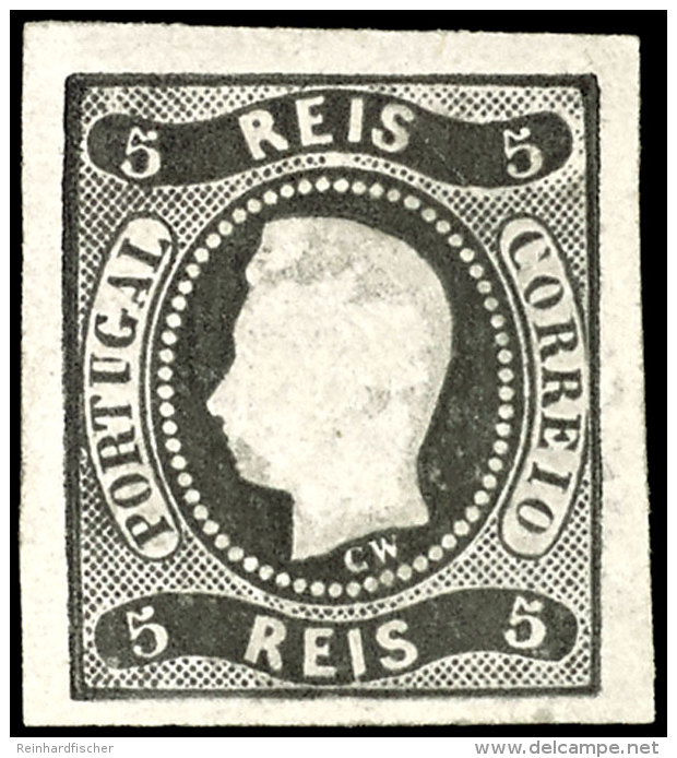 5 R. Schwarz, Ungebraucht, Gepr. Kretzschmar BPP, Mi. 150,-, Katalog: 17 *5 R. Black, Unused, Expertized... - Other & Unclassified