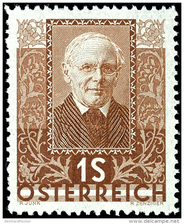 1931, 10 Gr. - 1S. Dichter, Postfrisch Kpl., Mi. 200,-, Katalog: 524/29 **1931, 10 Gr. - 1S. Poet, Mint Never... - Other & Unclassified