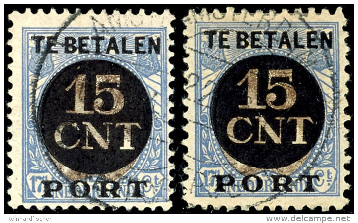 1924, Postpaketverrechnungsmarke Nr. 2 In Z&auml;hnung A Und D, Pracht, Mi. 160,-, Katalog: PPV 2A, D O1924,... - Other & Unclassified
