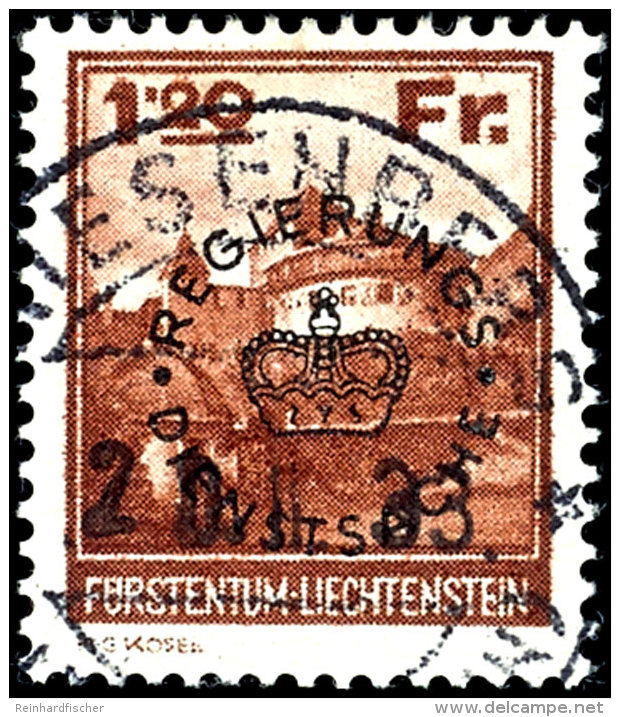 1933, 25 Rp. Und 1,20 Fr. In Tadelloser Erhaltung, Mi. 475,-, Katalog: 9/10 O1933, 25 Rp. And 1, 20 Fr. In... - Other & Unclassified