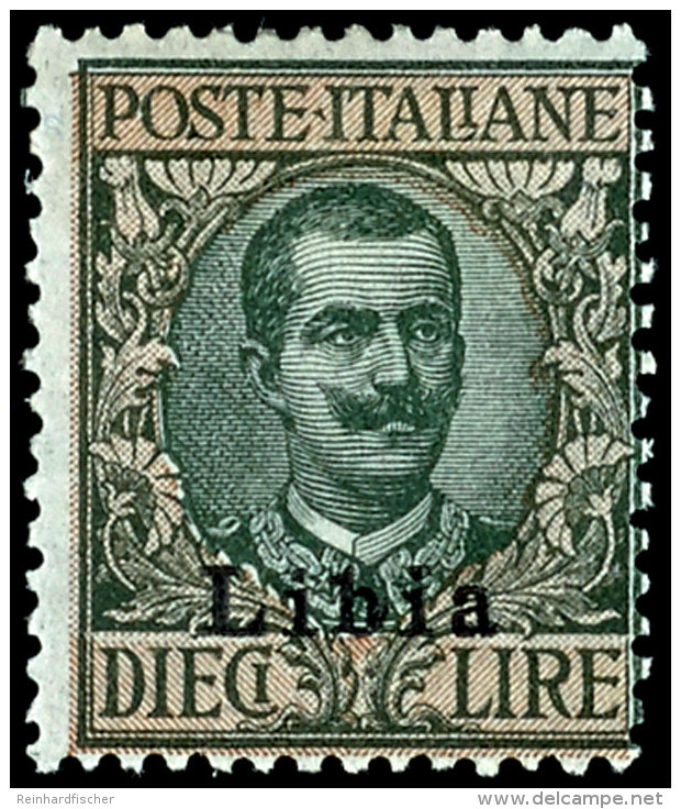 5 L. Und 10 L. Freimarken, Tadellos Ungebraucht, Mi. 505,-, Katalog: 14/15 *5 L. And 10 L. Postal Stamps, In... - Libya