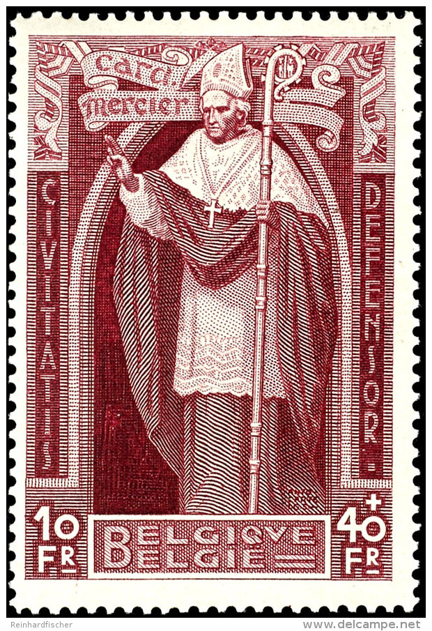 10 C. - 10 Fr. Kardinal Mercier Postfrisch, Mi. 1.100.-, Katalog: 333/41 **10 C. - 10 Fr. Cardinal Mercier Mint... - Other & Unclassified