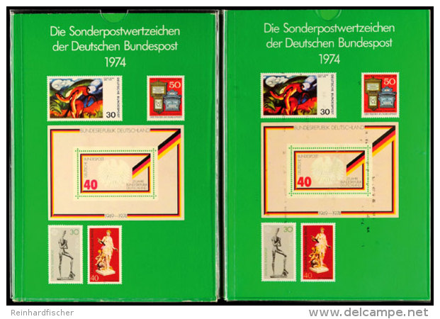 1974, Jahrbuch Der Dt. Bundespost Inkl. Schutzh&uuml;lle, Gute Erhaltung, Die Erste Auflage Sowie Die Seltene... - Other & Unclassified