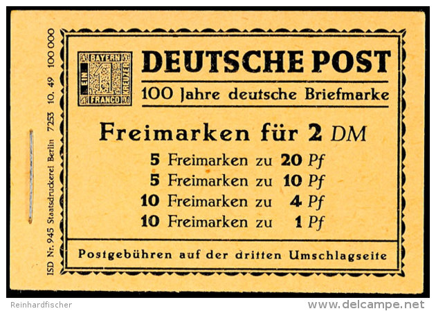 Berliner Bauten 1949, Markenheftchen, Tadellos Postfrisch, Mi. 700.-, Katalog: MH1 **Berlin Buildings 1949,... - Other & Unclassified
