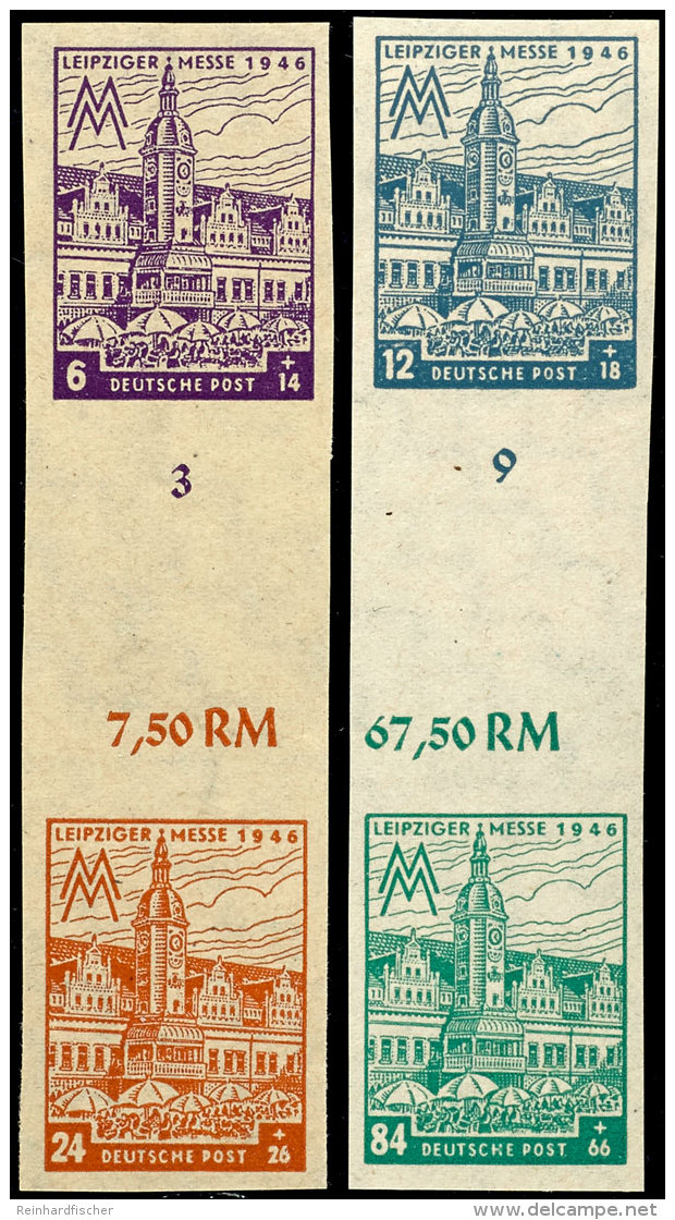 1946, Zwei Tadellos Postfrische Zusammendrucke, Mi. 180,-, Katalog: SZd7/8BY **1946, Two In Perfect Condition... - Other & Unclassified