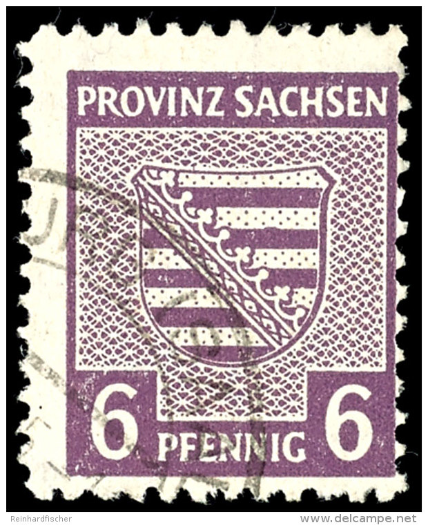 6 Pfg In B-Farbe, Gez. L 11 (Naumburg), Tadellos Gestempelt., Gepr. Str&ouml;h BPP, Mi. 270.-, Katalog: 69XBb... - Other & Unclassified