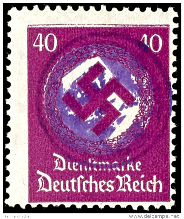 40 Pf. Beh&ouml;rdendienstmarke DR Mi.-Nr.142 Mit Petschafts-Aufdruck, Postfrisch, Sign. Sturm, Katalog: DRD142... - Fredersdorf-Vogelsdorf