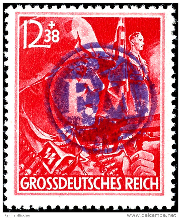 SA/SS Mit Petschafts-Aufdruck, Postfrisch, Sign. Zierer, Katalog: F909/10 **SA / SS With Seal Overprint, Mint... - Fredersdorf-Vogelsdorf