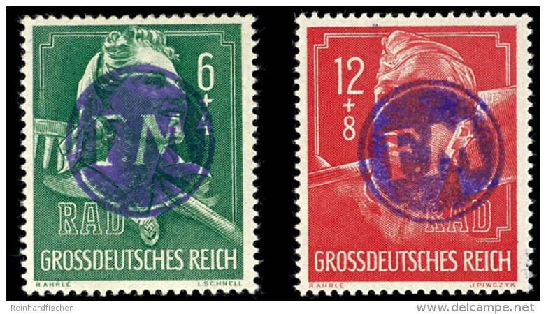 RAD Mit Petschaftsaufdruck, Postfrisch, Sign. Sturm, Katalog: DR894/95 **Bicycle With Seal Overprint, Mint... - Fredersdorf-Vogelsdorf