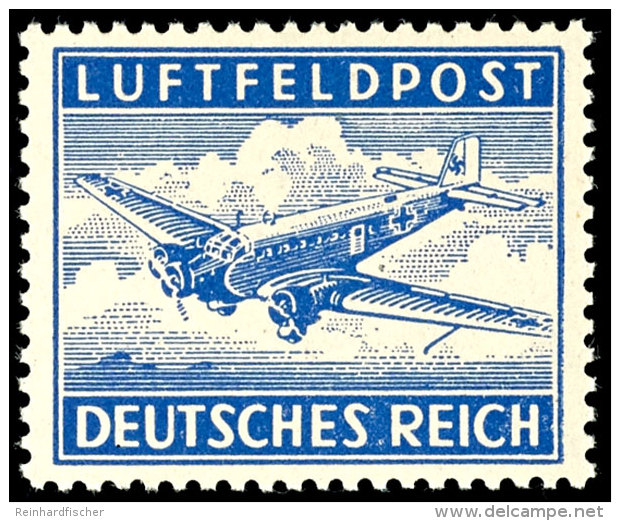 Luftfeldpost-Zulassungsmarke, Postfrisch, Mi. 150,-, Katalog: 27 **Air Fieldpost Admission Stamp, Mint Never... - Other & Unclassified