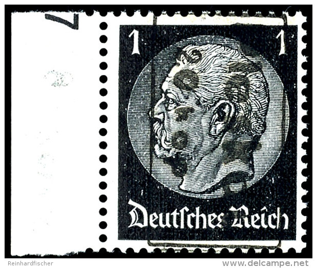 20 Kop. Auf 1 Pfg Hindenburg, Aufdruck Schwarz, Tadellos Postfrisch, Gepr. Keiler BPP, Mi. 650.-, Katalog: 1a... - Autres & Non Classés