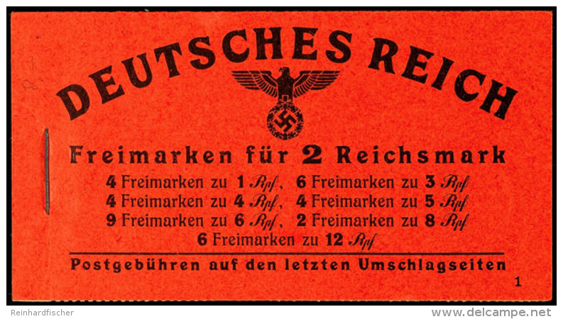 Hitler 1941, 2. Seite Reklame Kopierstift, Postfrisch, Leichter Deckelanschlag, Mi. 160,-, Katalog: MH48.3.1... - Booklets