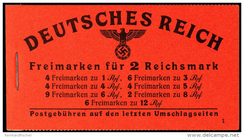 Hitler 1941, 2. Seite Reklame Zeichenstift, Postfrisch, Mi. 160,-, Katalog: MH48.2.1 **Hitler 1941, 2. Page... - Booklets