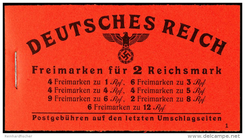 Hitler 1941, 2. Seite Reklame Radiergummi, Postfrisch, Mi. 140,-, Katalog: MH48.1.1 **Hitler 1941, 2. Page... - Booklets