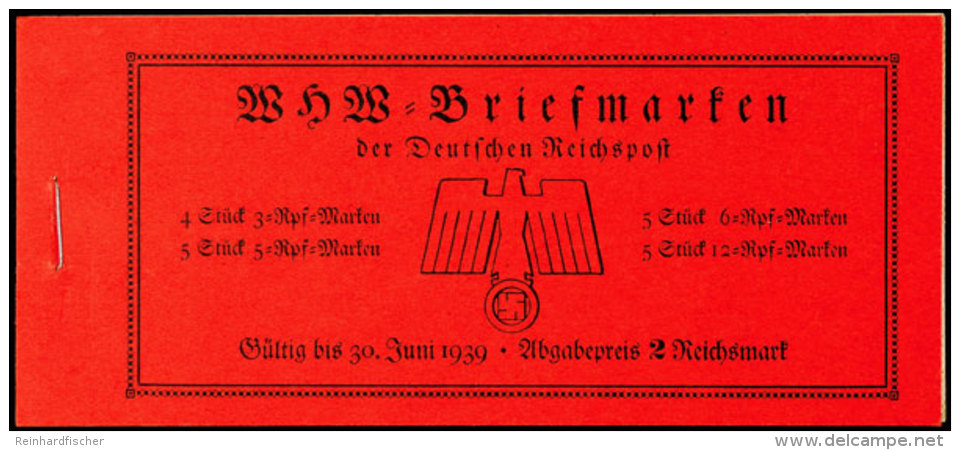 1938, WHW-MH, Tadellos Postfrisch, Ohne Aufschlagspur, Mi. 130.-, Katalog: MH45 **1938, WHW Stamp Booklet, In... - Booklets