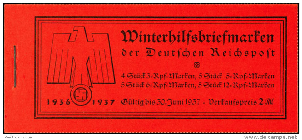 1936, WHW-MH, Tadellos Postfrisch, Ohne Aufschlagspur, Mi. 140.-, Katalog: MH43 **1936, WHW Stamp Booklet, In... - Booklets
