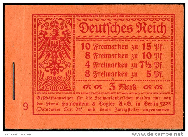 Germania-Heftchen Mit &Ouml;ffnungsfaltung, Sonst Tadellos, Mi. 1.400.-, Katalog: MH11.2B **Germania Booklet... - Booklets